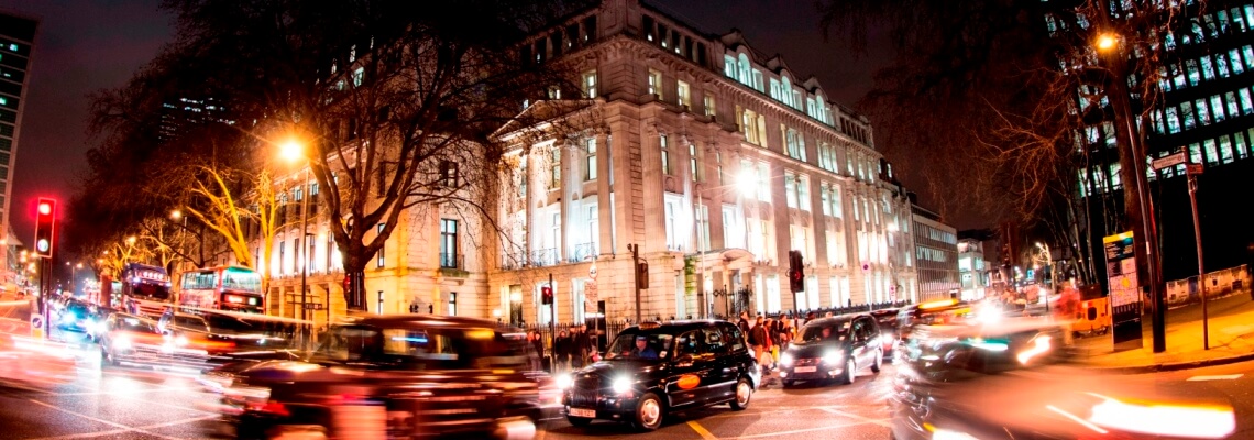 30 euston square at night time - cropped