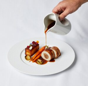 A dish by Searcys, an award winning catering 